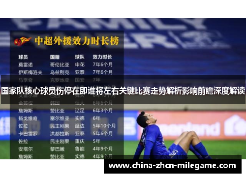 国家队核心球员伤停在即谁将左右关键比赛走势解析影响前瞻深度解读